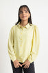 Dotted Yellow Georgette Top